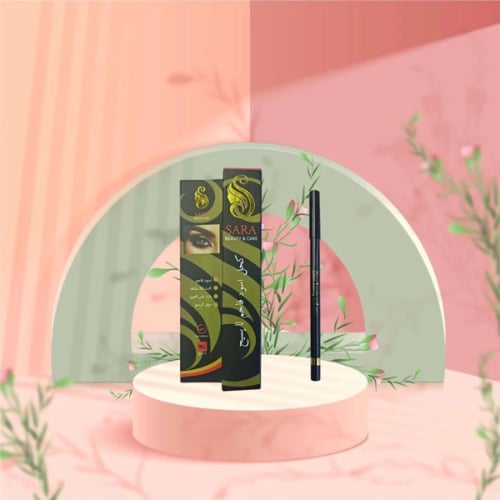 ساره بيوتي كحل كريمي اسود فاحم ضد الماء