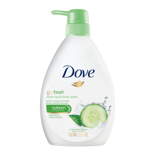 غسول دوف المنعش للجسم بمضخة ينشط وينعش خيار البشرة...