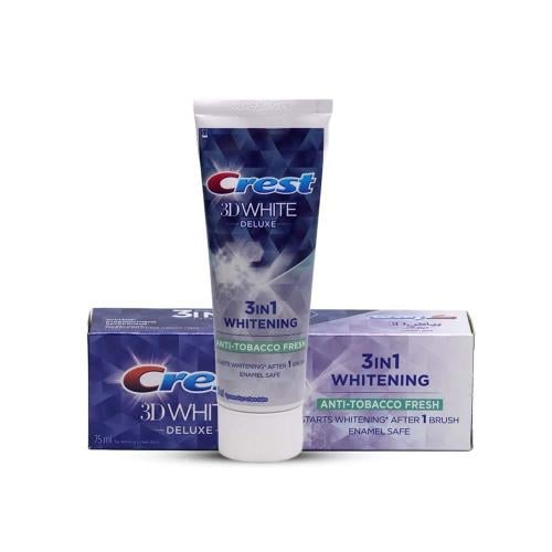 كرست بياض 3D معجون اسنان 3 في 1 تبييض إنتعاش للمدخ...