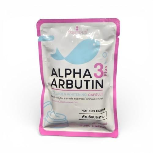 كبسولات ألفا أربوتين 3 بلس مع الكولاجين، بودرة تفت...