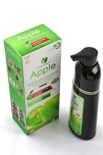 سعادة بيوتي شامبو صبغة بني غامق خالي من الامونيا م...