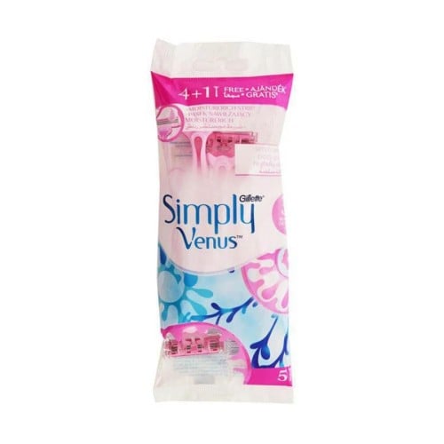 جيليت فينوس سمبلي ماكينة حلاقة 4 بلس 1