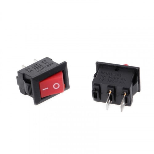 Rocker Switch KCD1-101 MRS-101 2 pins on Off Snap-...