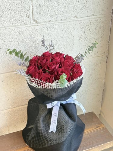 بوكيه الخيش الاسود