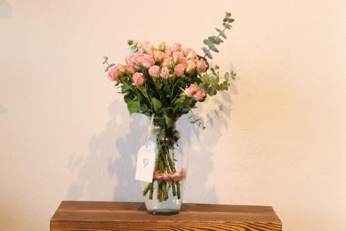 فازة البيبي روز الشفافة