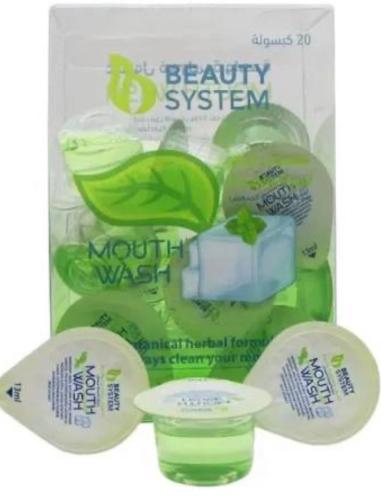 كبسولات غسول الفم للعنايه الكامله ب النعناع