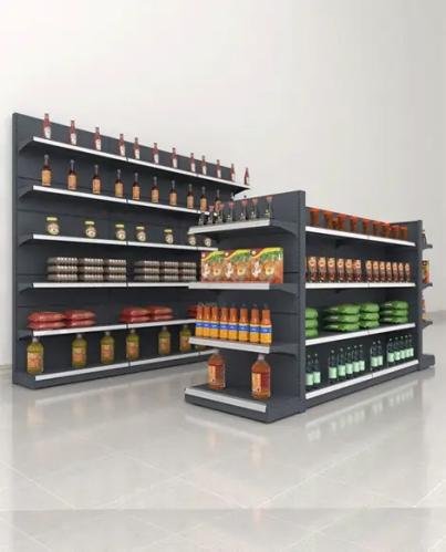 رف سوبر ماركت وسطي