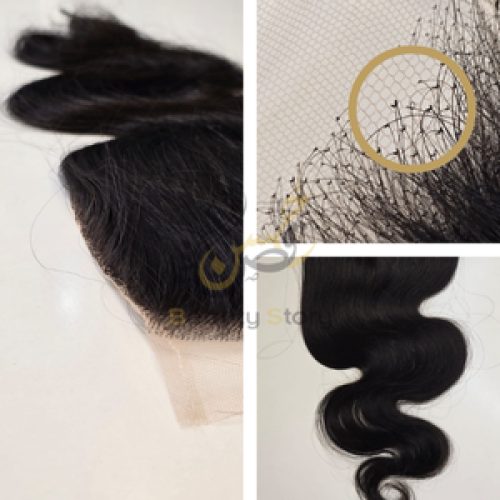 تغطية دانتيل قياس 5*5 - اسود طبيعي-طول 16 انش- ويف...