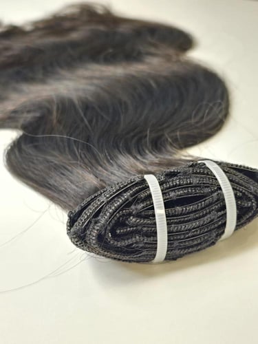 اكستنشن كليبسات 7 قطع - طول 22 انش - لون اسود طبيع...