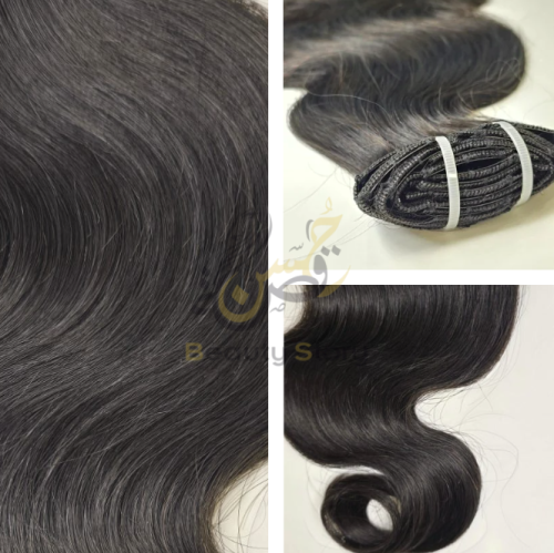 اكستنشن كليبسات 7 قطع - طول 18 انش - لون اسود طبيع...