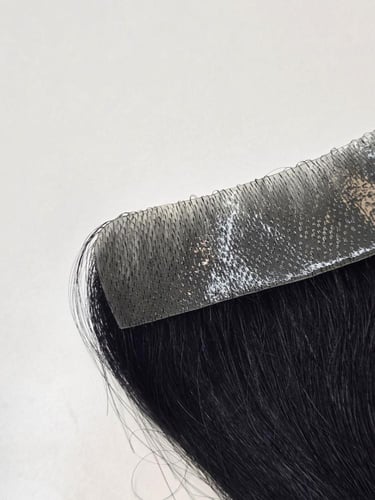 تغطية الجبهة جلد- قياس 4*18 -طول 6 انش- اسود طبيعي...