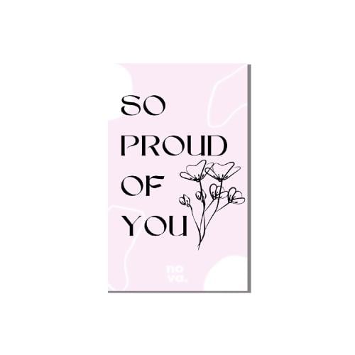 So Proud of you Card