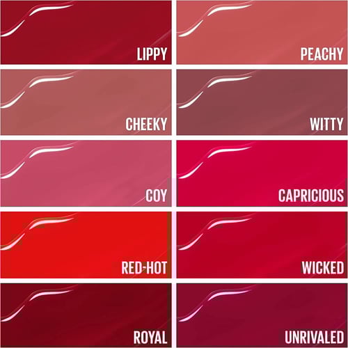 ميبلين نيويورك سوبر ستاي 15 PEACHY أحمر شفاه لامع