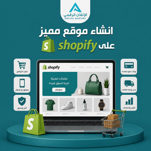 انشاء موقع على شوبيفاي shopify