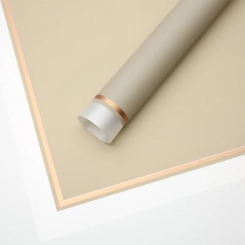 تغليف بلاستيك بيج خط نحاسى برواز ابيض AD0152