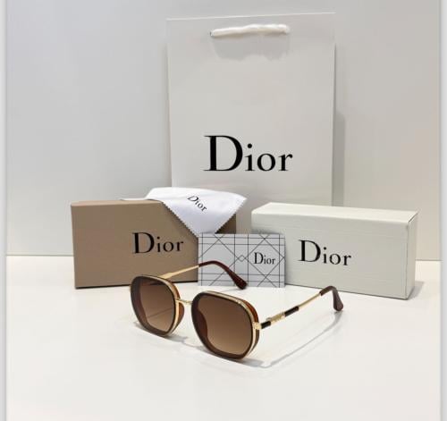 نظاره Dior رجالي ذهبي و بني