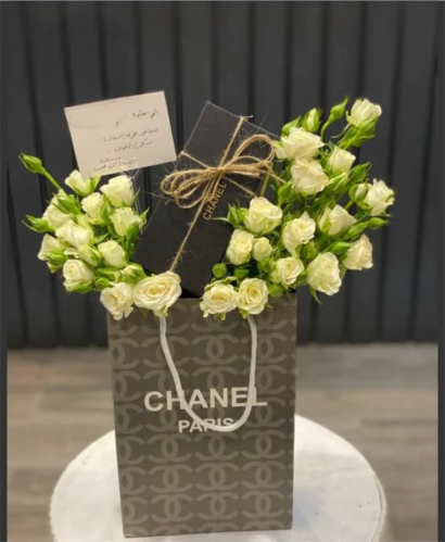 تنسيق كيس نظاره مع ورد