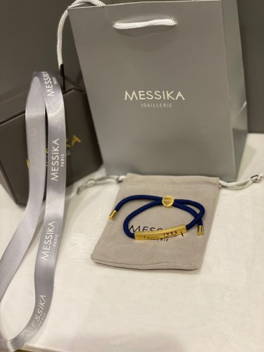 اسواره Miska خيط كحلي ذهبي