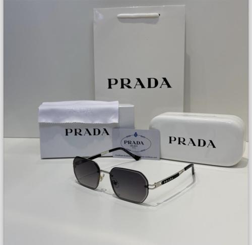 نظاره PRADA اسود اطراف سيلفر