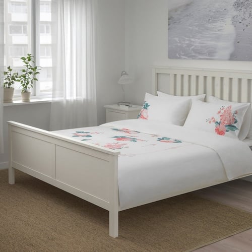 غطاء لحاف + 2 غطاء وسادة مطرز فاخر