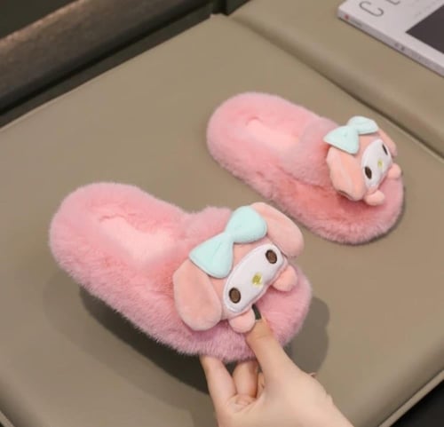 سليبر منزلي من الفرو بشخصية ماي مولدي بتصميم يناسب...