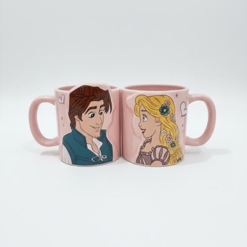 طقم اكواب سيراميك اميرات دزني ربانزول