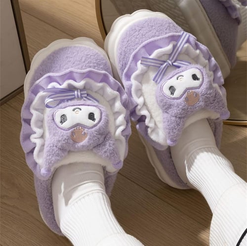 نعال سانريو حذاء منزلي للفتيات بشخصية كرومي من الف...