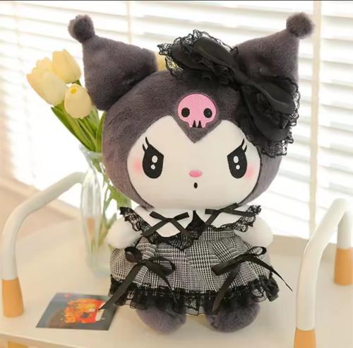 دمية محشية اميرة سانريو كرومي ذات فستان مزخرف طول...