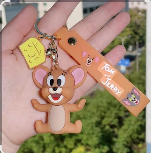 سلسلة مفاتيح-ميدالية مفاتيح شخصيات توم و جيري بطول...