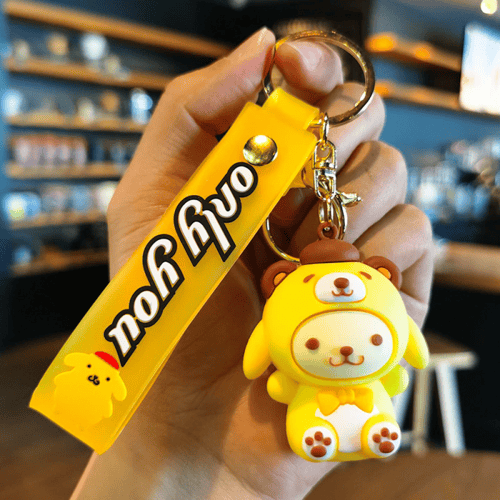 ميداليات مفاتيح بشخصيات سانريو من البلاستيك مقاس 6...