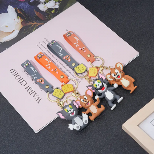 سلسلة مفاتيح-ميدالية مفاتيح شخصيات توم و جيري بطول...