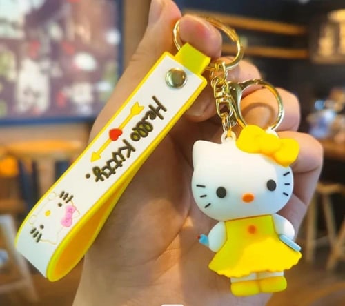 ميدالية سلسلة مفاتيح هيلو كيتي ذات تصاميم حديثة و...