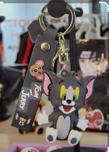 سلسلة مفاتيح-ميدالية مفاتيح شخصيات توم و جيري بطول...