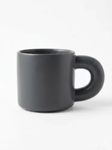 كوب بلون الرمادي الفحمي المطفأ (Charcoal Matte)