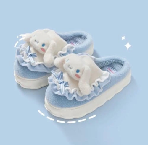سانريو أحذية منزلية ياباني بشخصية سينمارول من الفر...