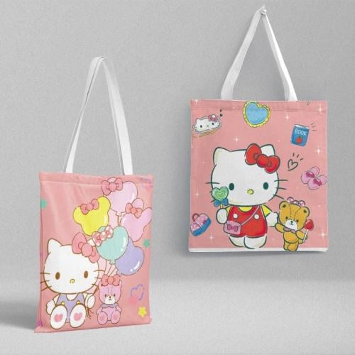 توت باق حقيبة شخصية هيلو كيتي من قماش الكانفس 34*3...