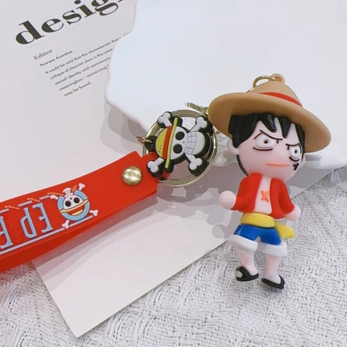 سلسلة مفاتيح -ميداليات شخصيات ون بيس من البلاستيك...