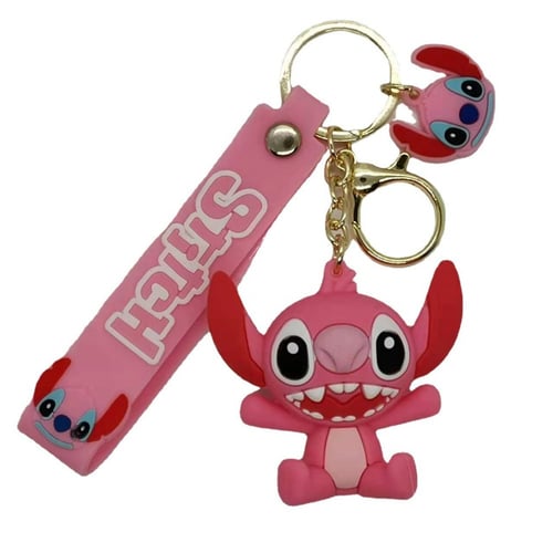 ميداليات مفاتيح بشخصية ستيتش من البلاستيك مقاس6 سم