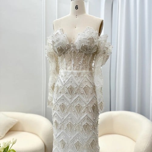 فستان بتطريز انيق