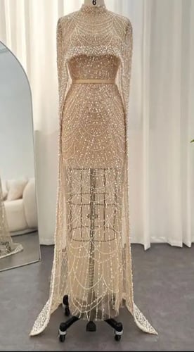 فستان تطريز فاخر