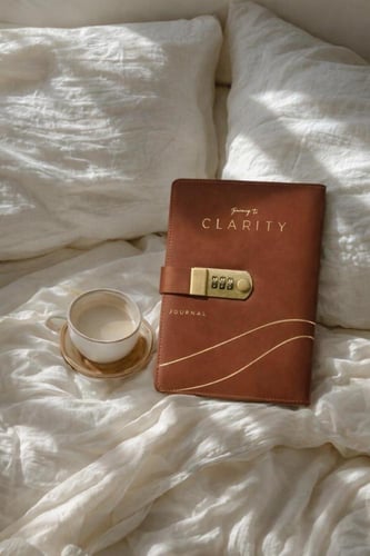 Lockable Vintage Brown Journal | مفكرة بقفل بني عت...