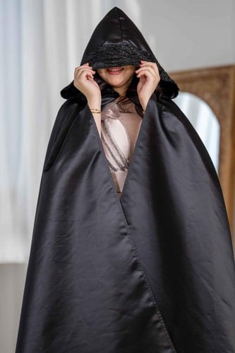 عباية عروس أسود