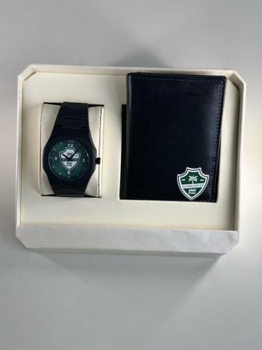 طقم الاهلي + محفظه جلد طبيعي