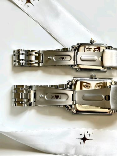 ساعة كبلز مع طباعة صوره عيون