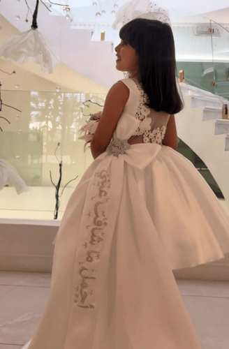 فستان اطفال أعراس حسب الطلب