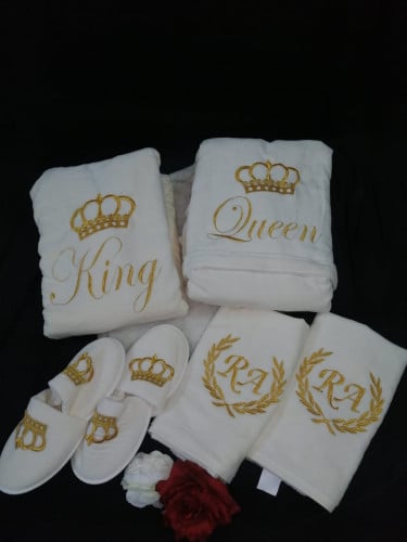 طقم روب استحمام للعرسان