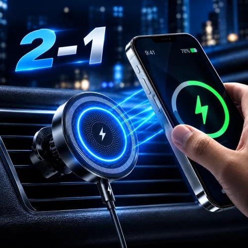 1-2 حامل جوال و شاحن