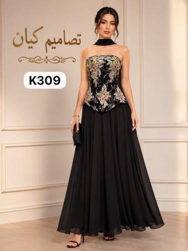 فستان سهرة أسود