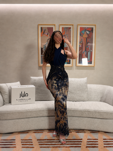 فستان سهرة لمار الكحلي
