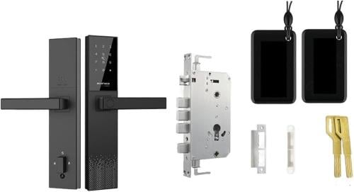 Smart Lock Electronic Security Door Wi-Fi Fingerpr...
